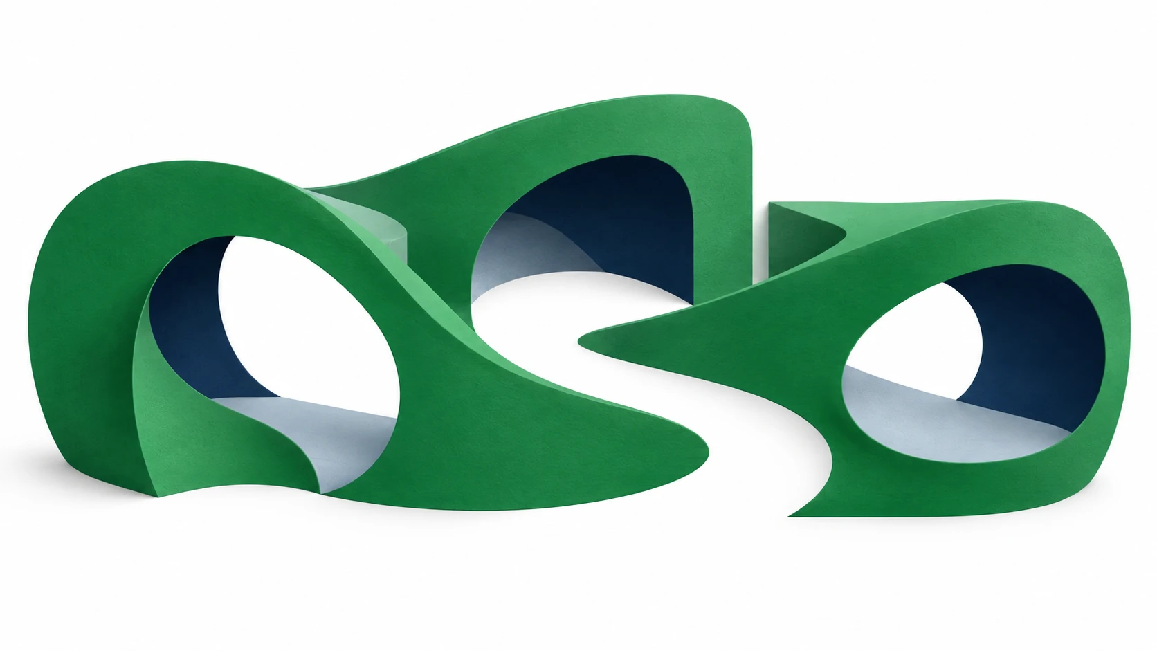 Connected green forms represent a growth system spanning the patient journey.