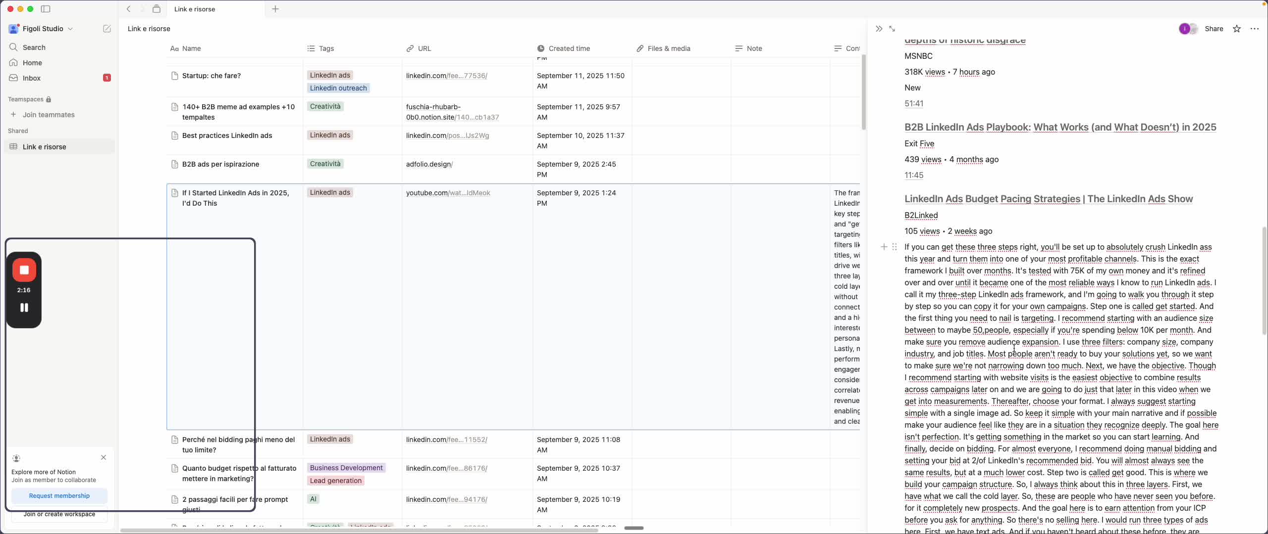 Trascrizione finale e cambiamento dello stato dell’automazione 
