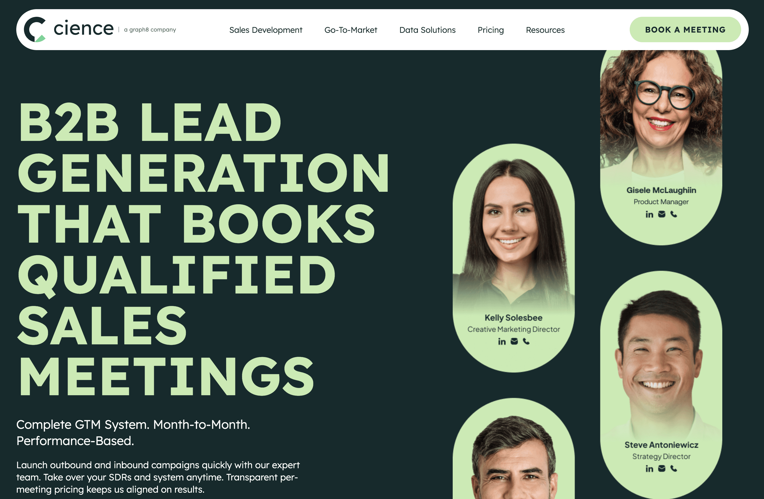 cience: professional services for cold calling campaigns and high-quality lead generation