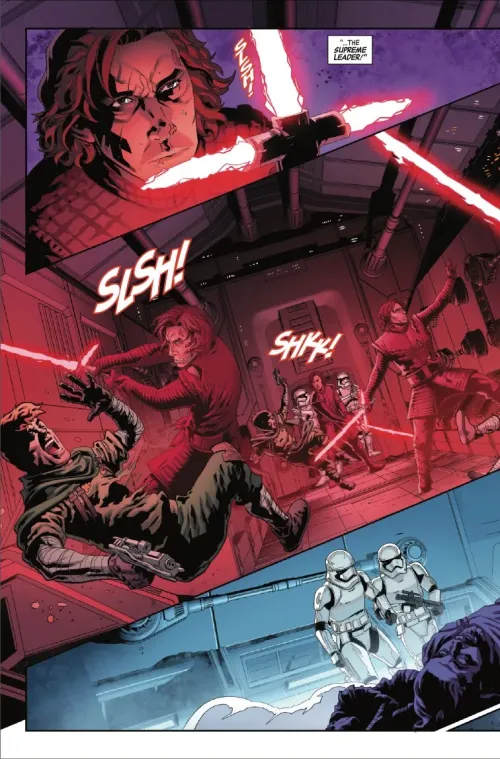 Preview page for The Fall of Kylo Ren #1
