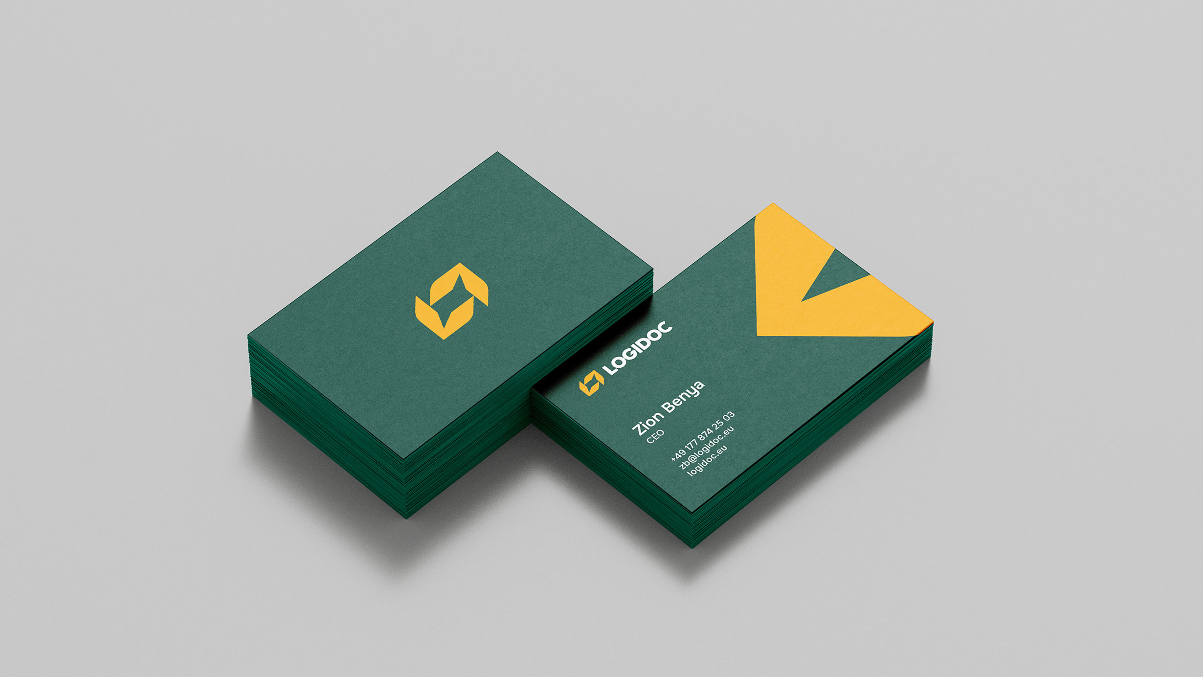 Визитка логистической компании Logidoc