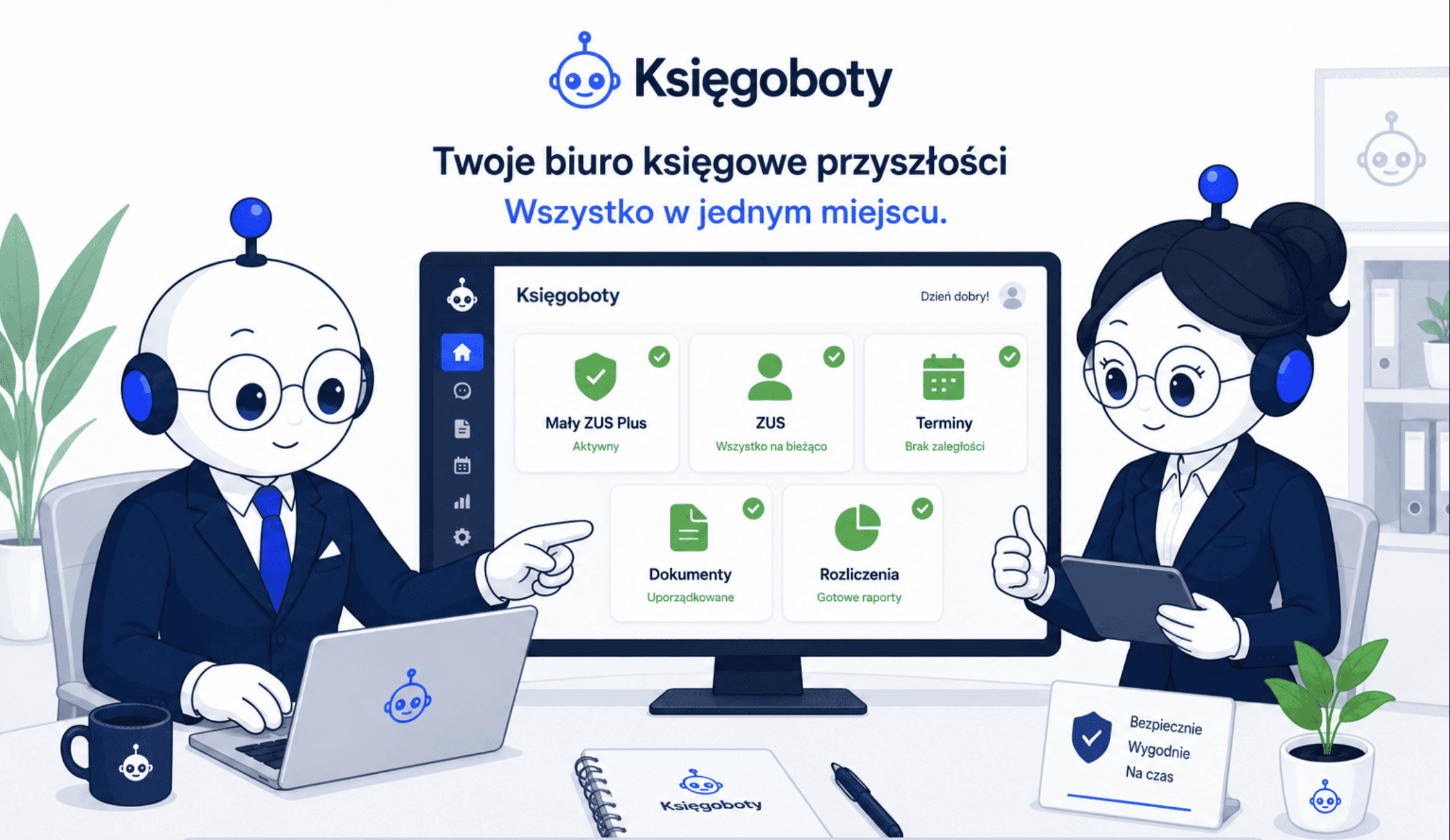 Platforma Księgoboty automatyzuje codzienne obowiązki związane z prowadzeniem firmy.