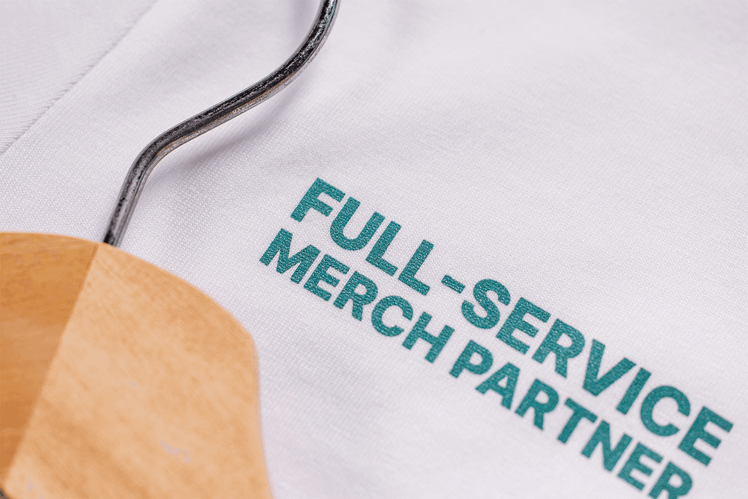 Screen printing result on white t-shirt