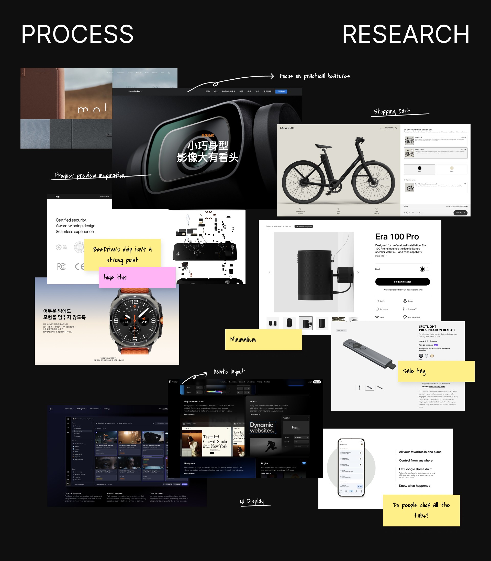 Top view of coffee can mockup with bold black typography on white background