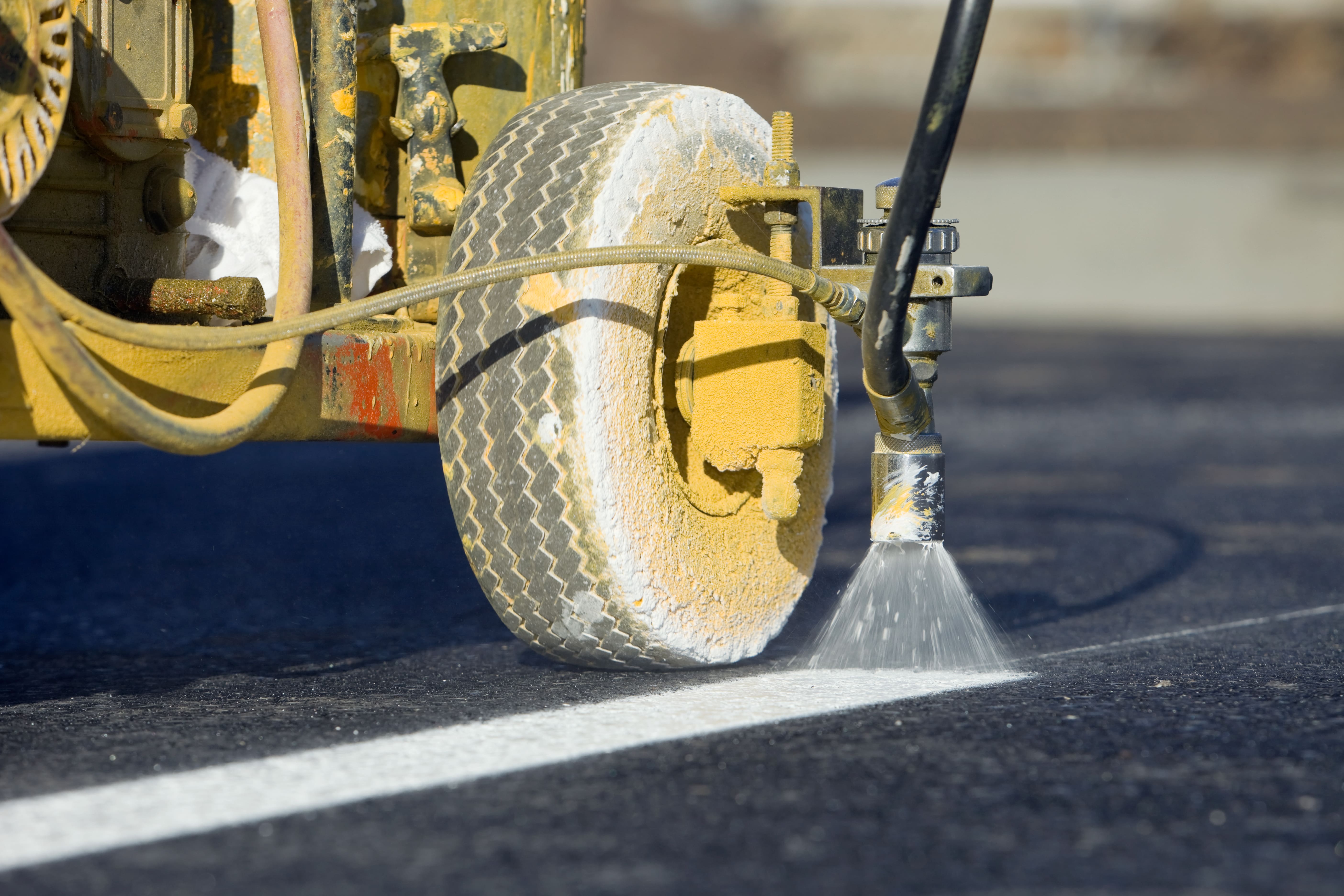 Gridmark provides asphalt patching and striping services for public parking lots and roadways in Smithfield, ensuring safe, smooth surfaces and clear traffic markings.