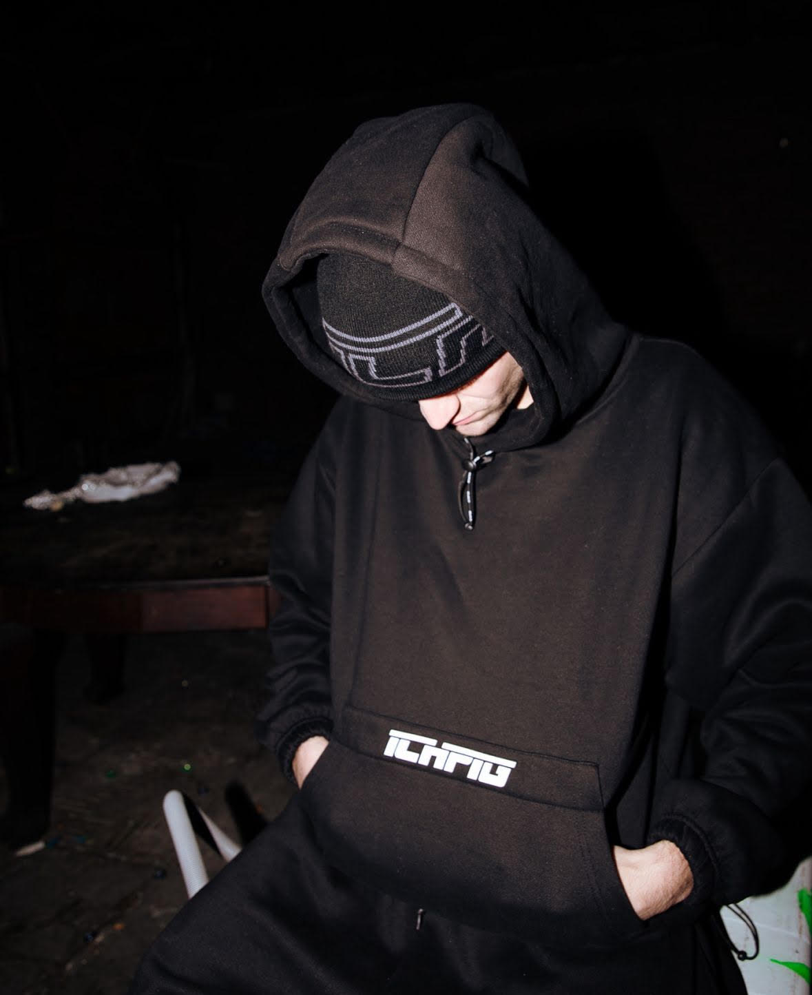 Macro shot of pink ice cream texture with creamy details