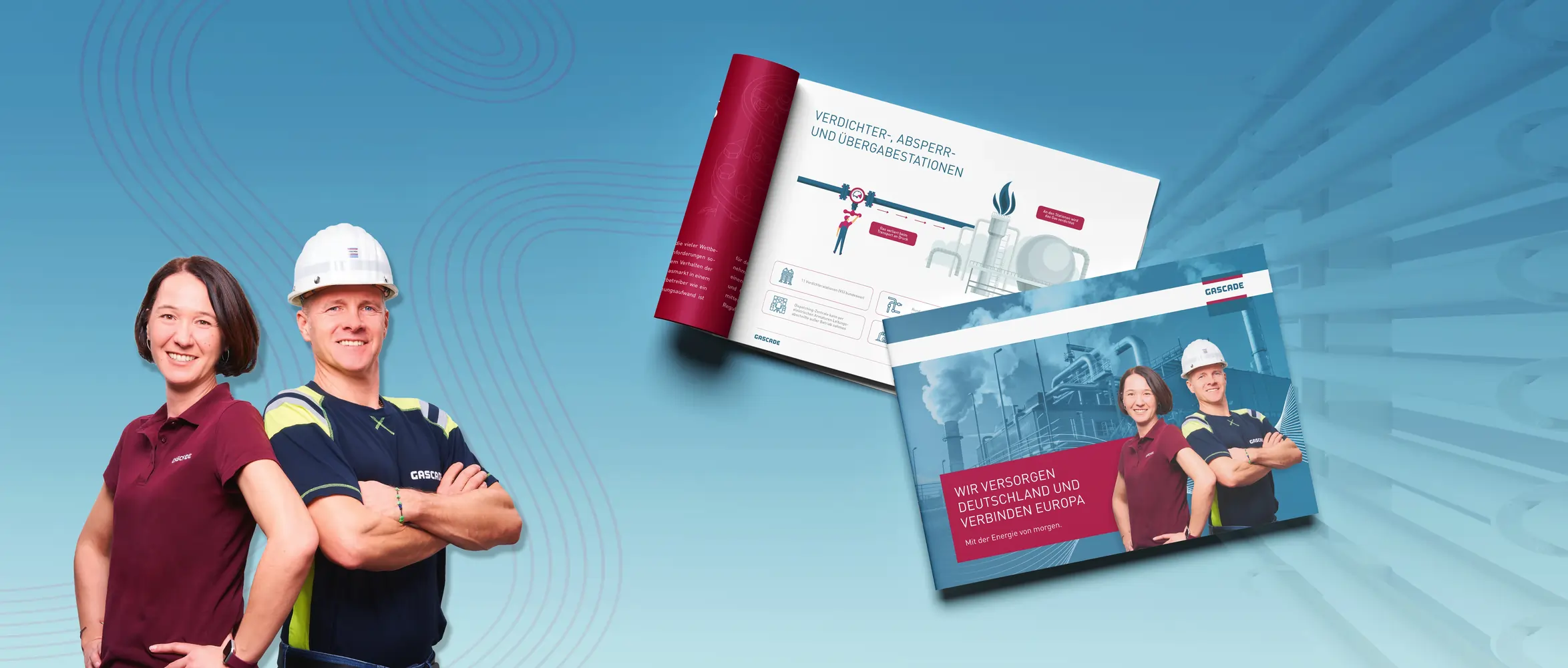 Projektvorschau: Unternehmensbroschüre für Energieinfrastruktur