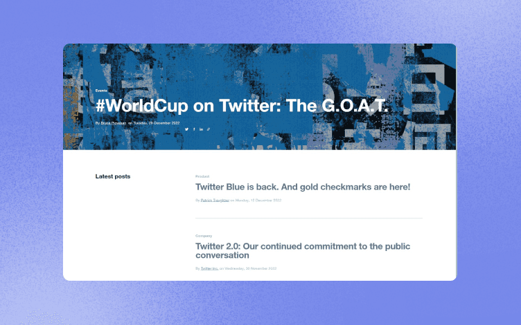 Blog Design Best Practices From Twitter