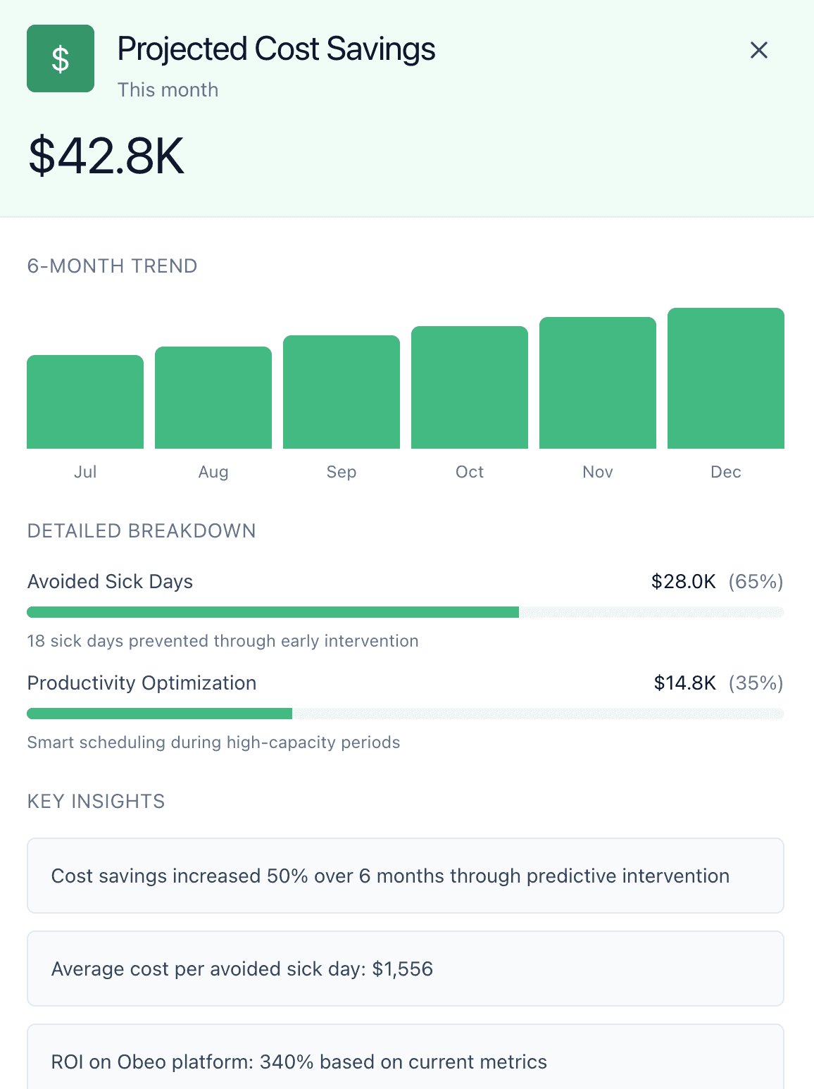 An image of Freelio's budget ui