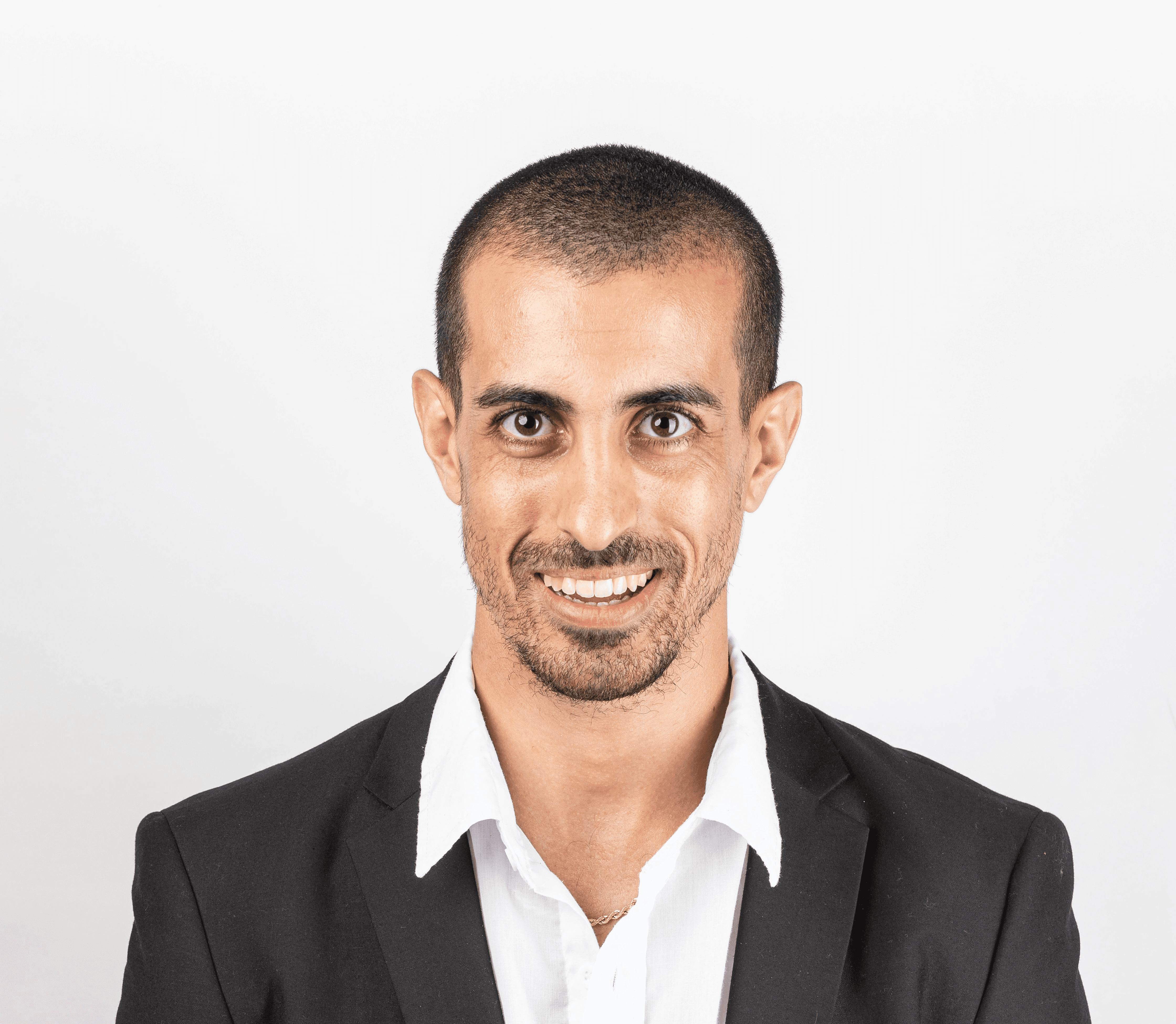 Portrait of a smiling man called David Williams