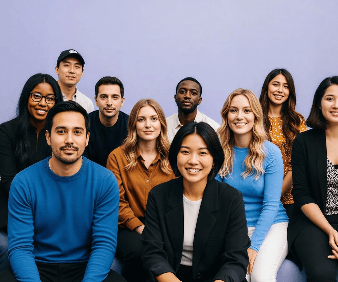 Group photo of team members