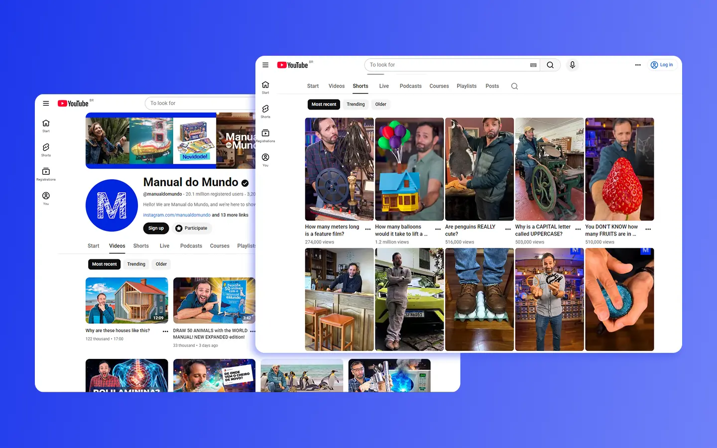 Manual do Mundo (Manual of the Wordl) - Youtube