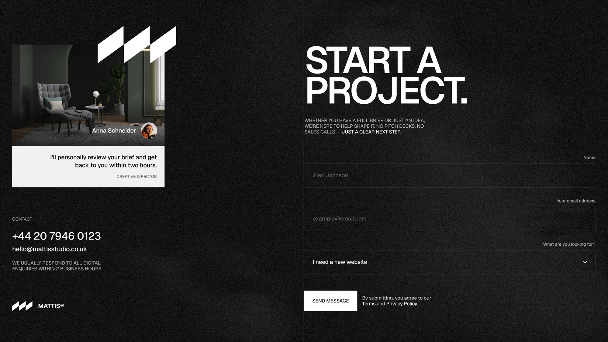 Mattis® — Studio-grade agency template
