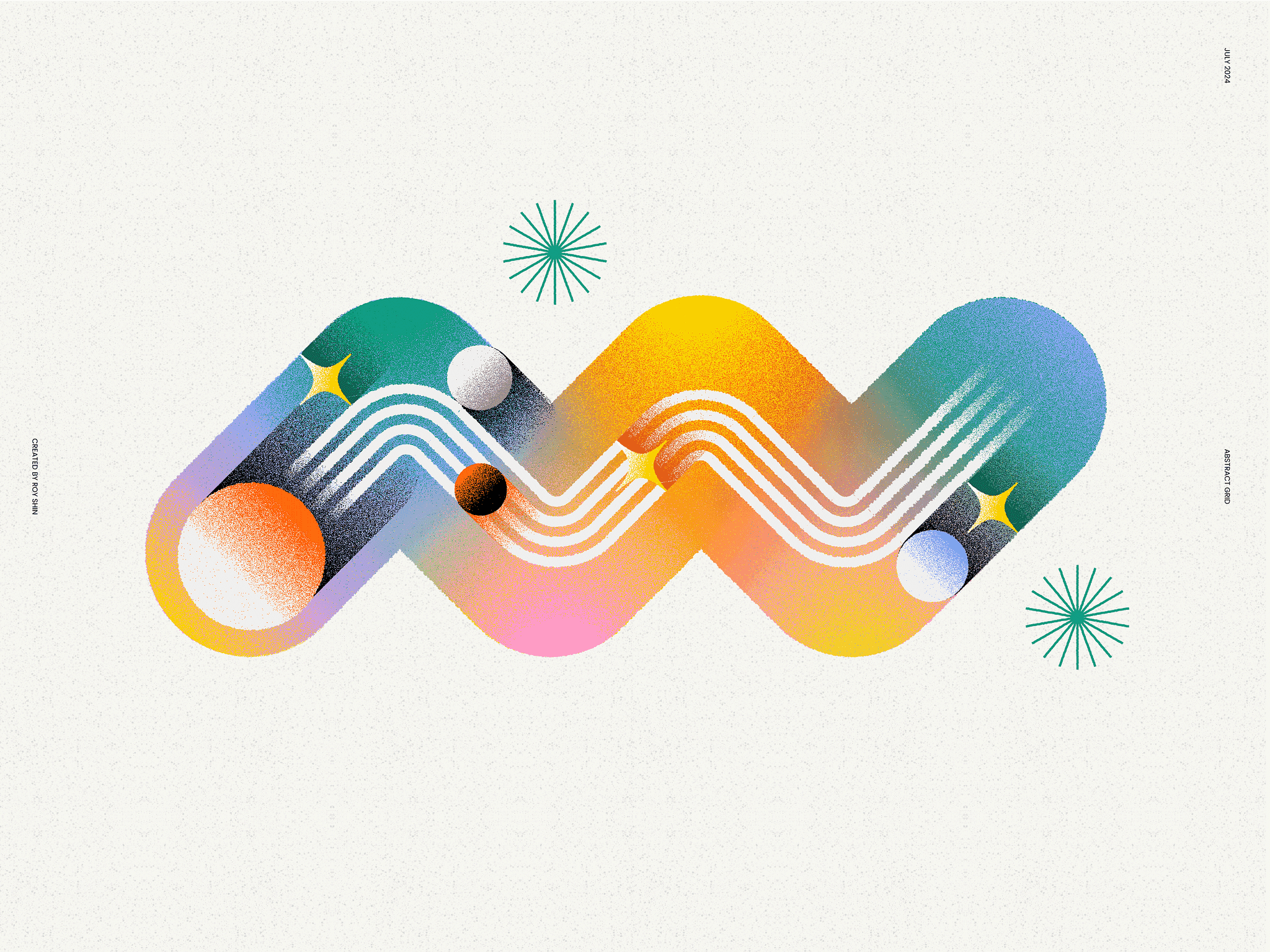 a black and white background with wavy lines
