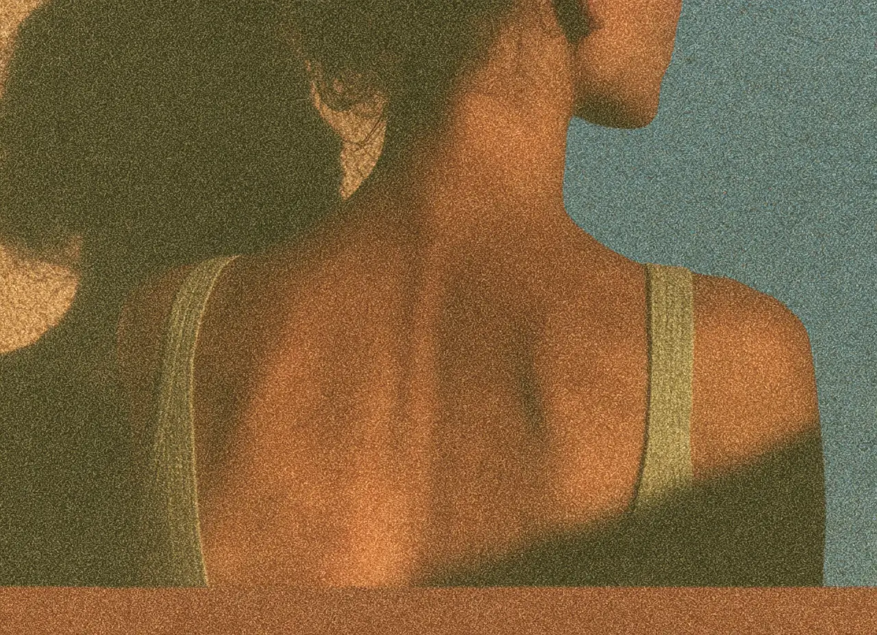 Woman sitting at her desk job