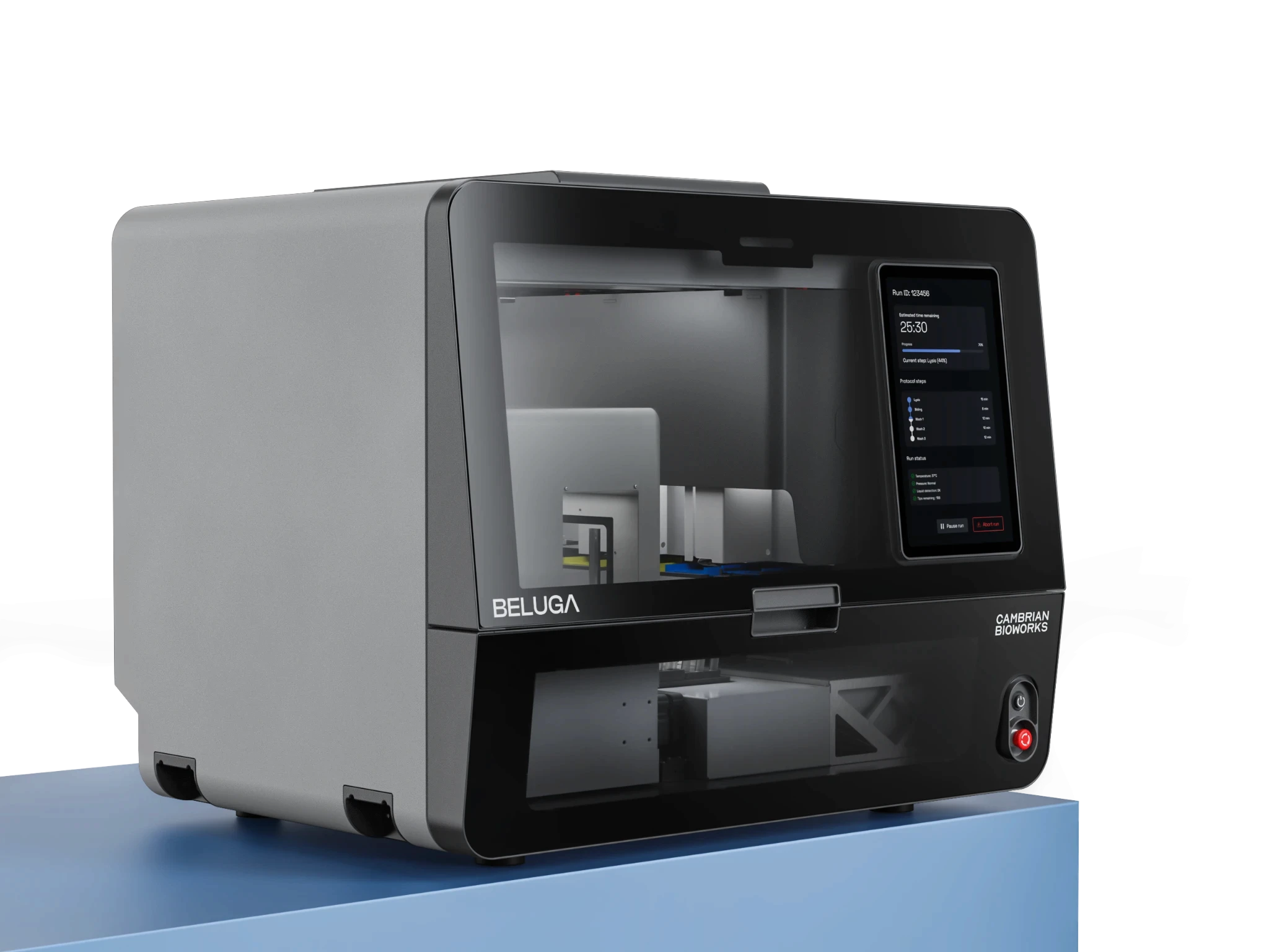 Beluga automates sample-to-result integrating nucleic acid extraction, quantification, and PCR amplification in one workflow