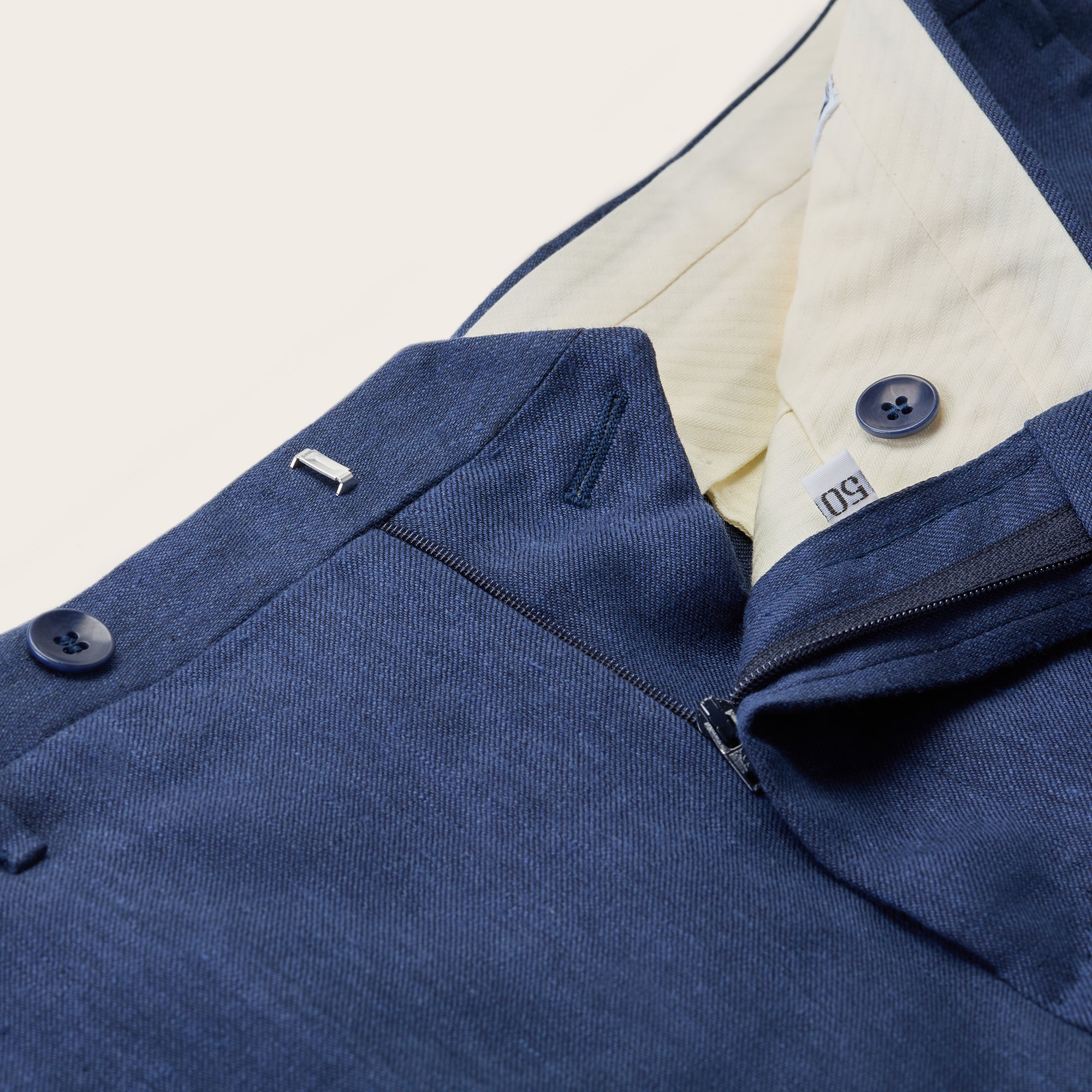 Rota Pure Linen Trousers - Mandelli UK