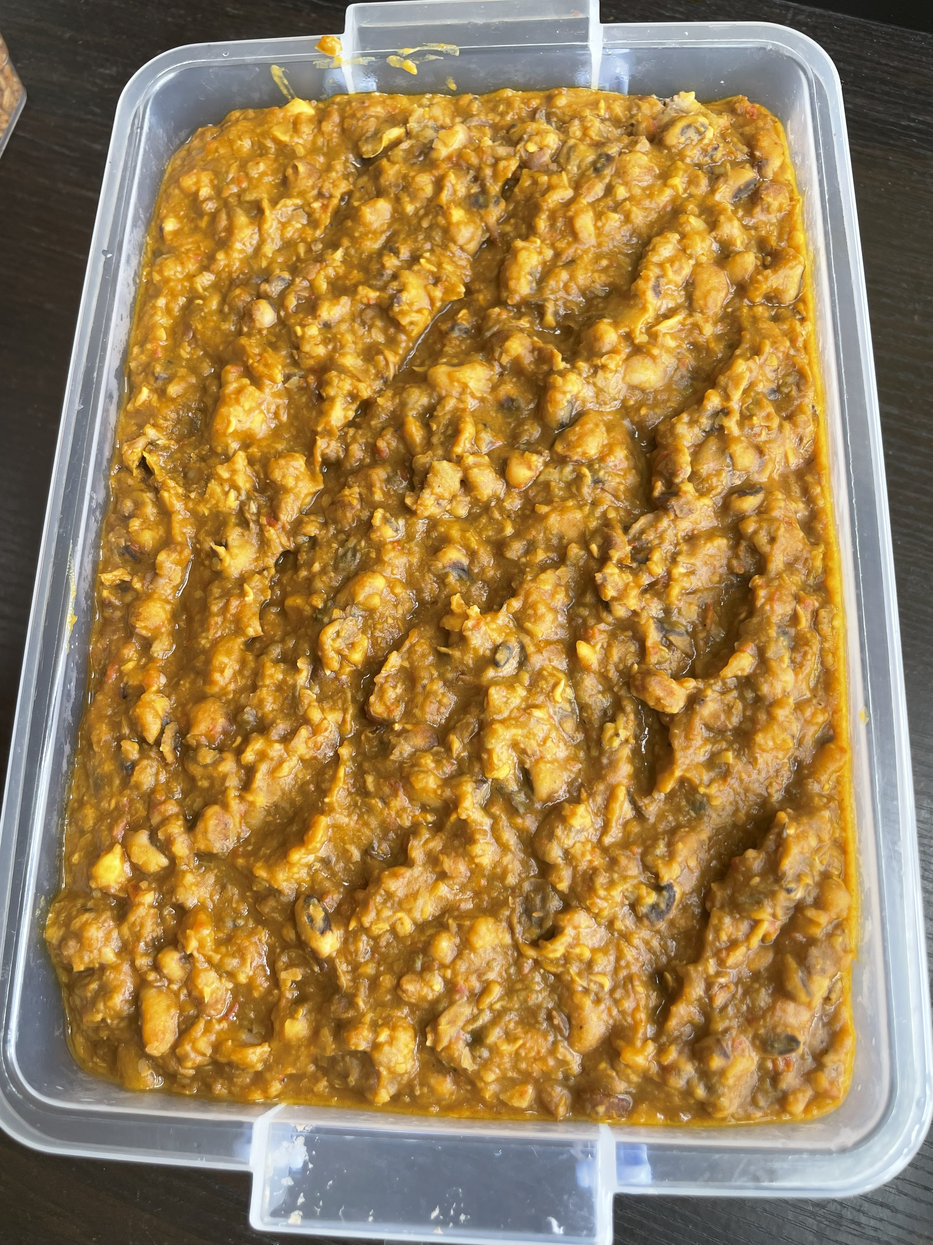 Porridge beans in a bowl