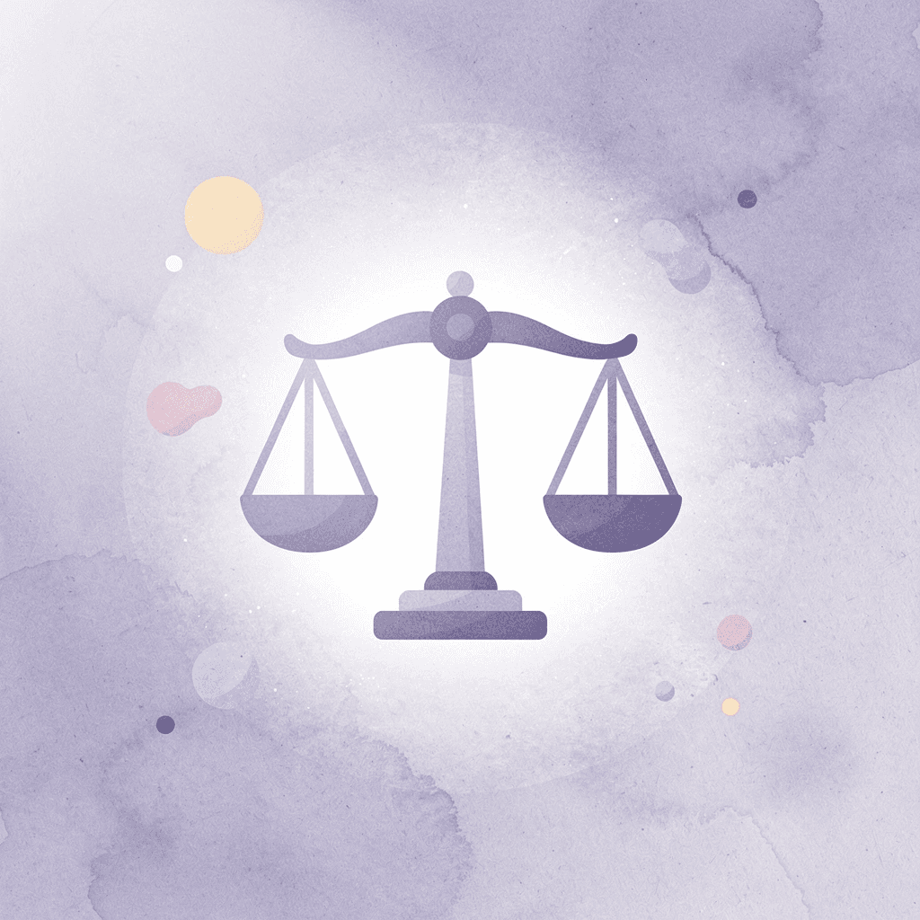 Scales of justice icon representing federal court bankruptcy process - Liquidation vs Bankruptcy