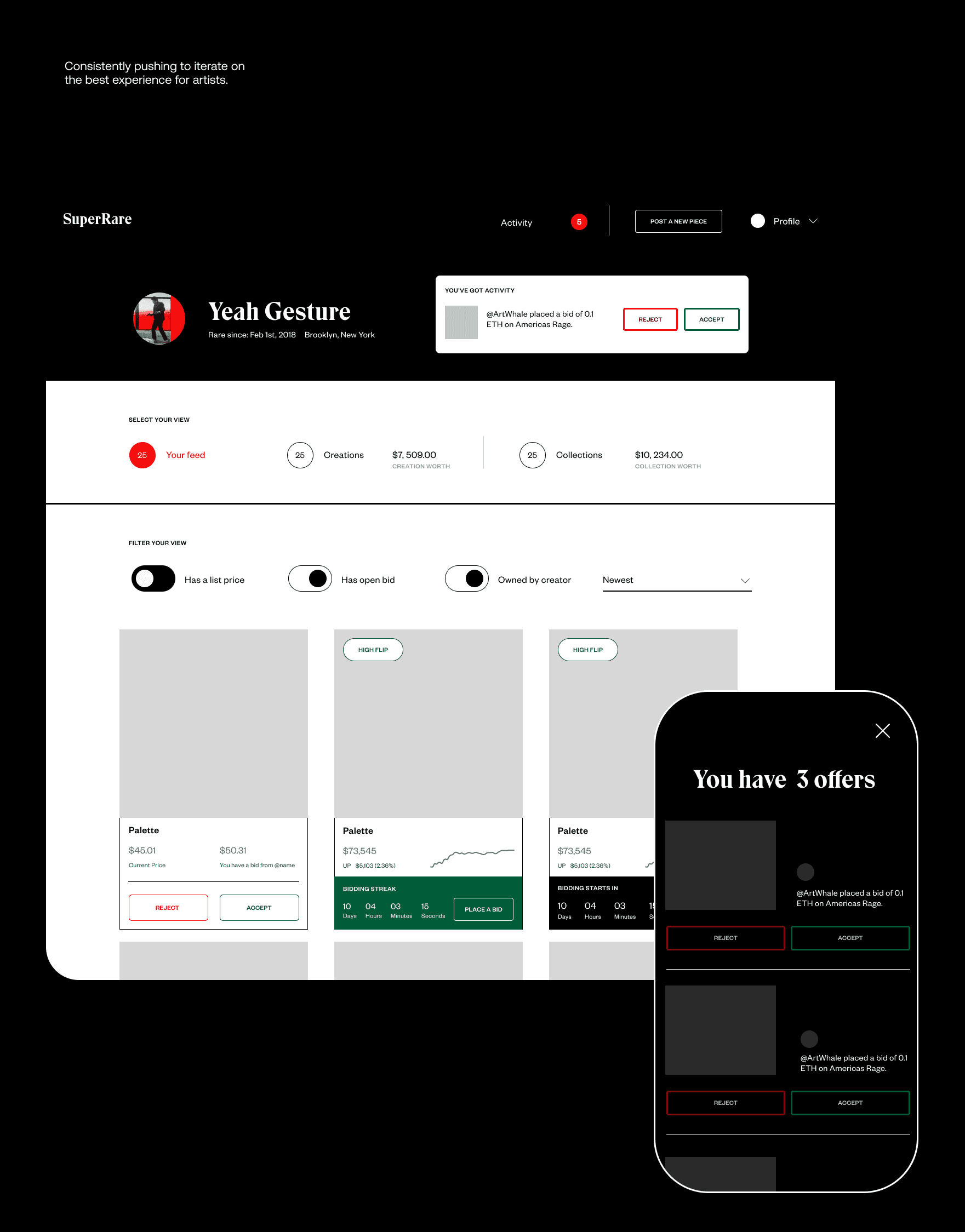 SuperRare project artifact 3