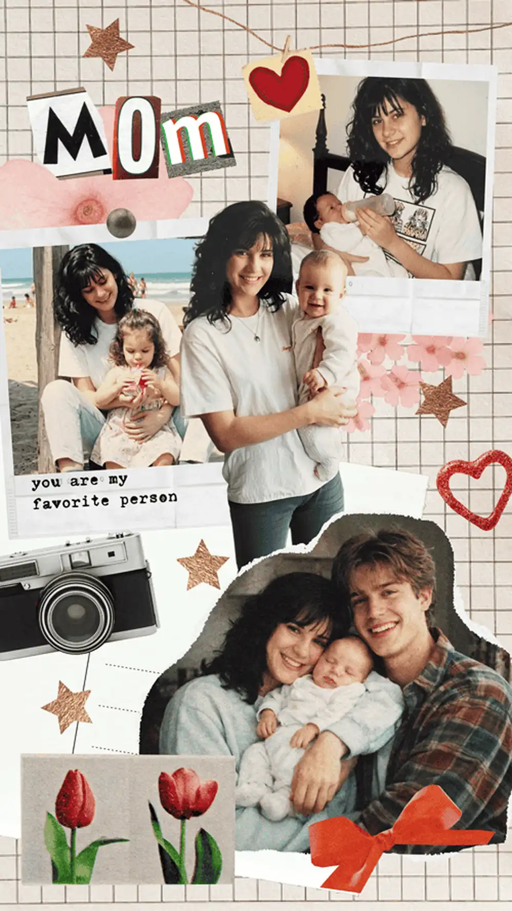 Botanical Mother's Day card with the message 'If I didn't have you as my mom I would choose you as my best friend'