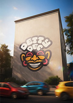 Detty Dec Fest visual identity application— logo, and icon, MetaCraft