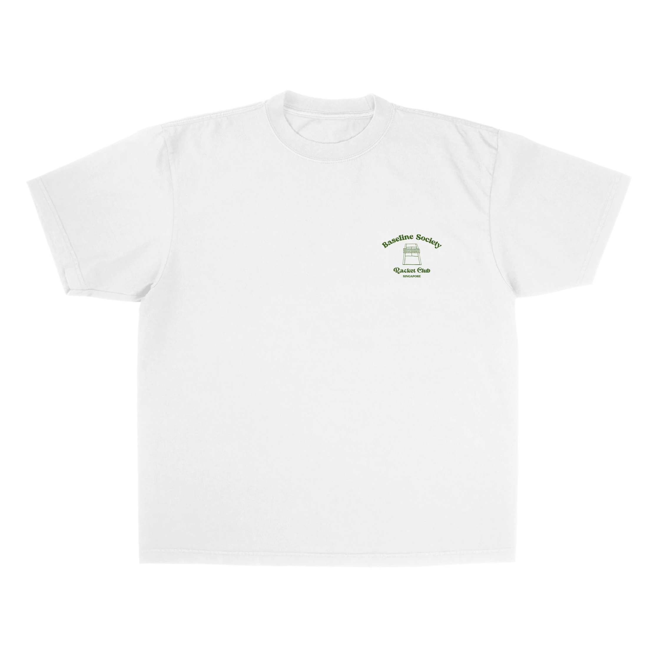 Court lines tee front