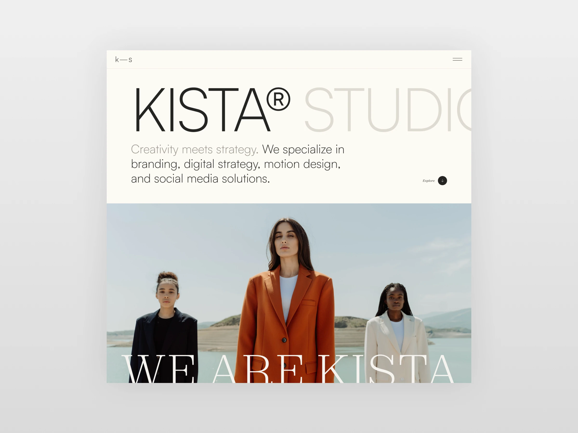 Kista - Agency Website Template - Preview
