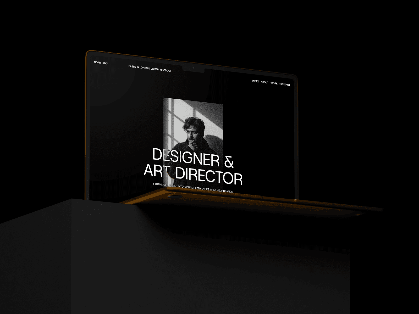 Artist Portfolio Framer Templates - Noah Gray - Artist Portfolio Template