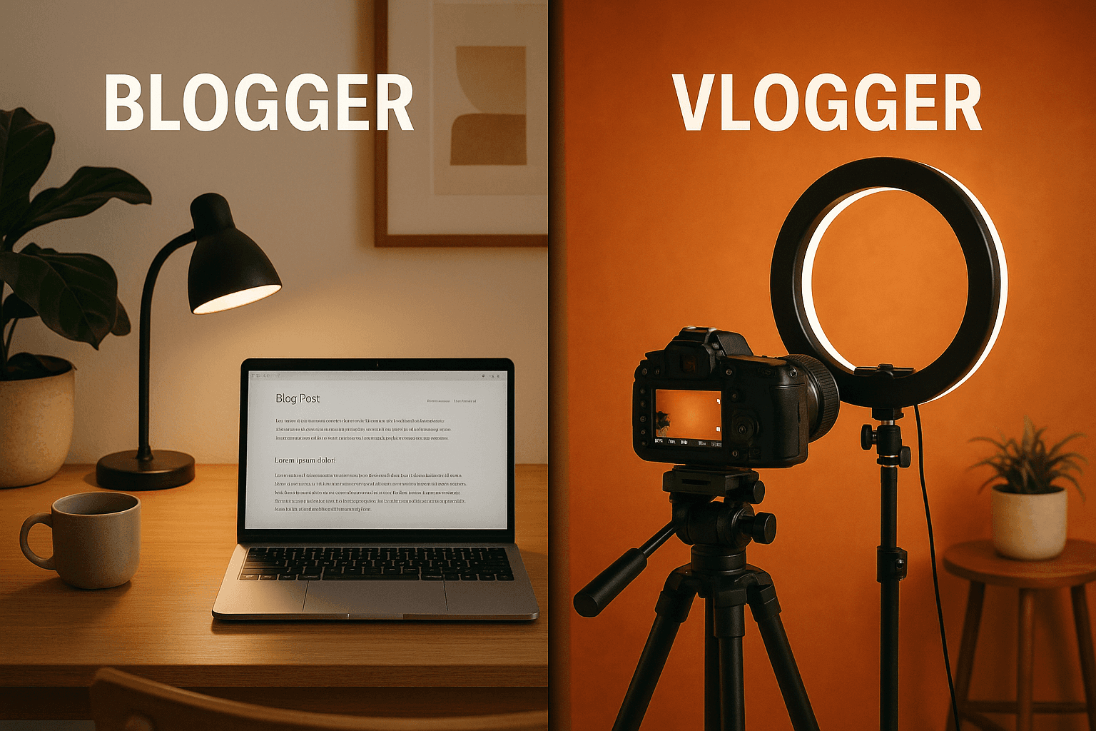 blogger vs vlogger