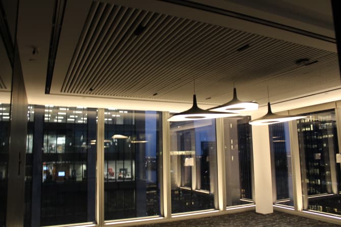 A different modern hanging light fixture