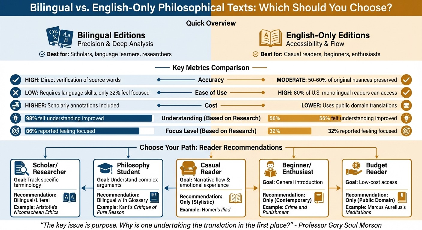 Bilingual vs English-Only Philosophical Texts: Complete Comparison Guide