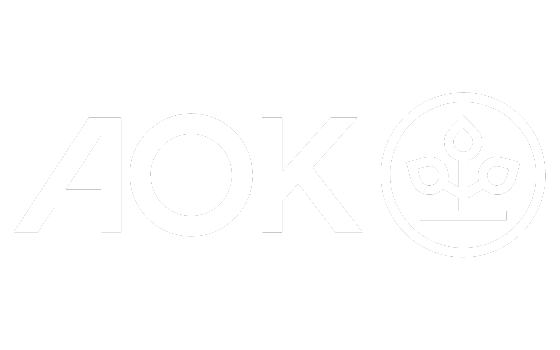AOK Logo skillbyte Kunde