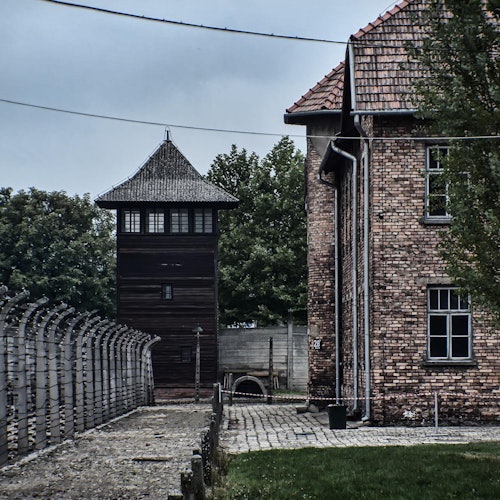 Watchtower at Auschwitz I.