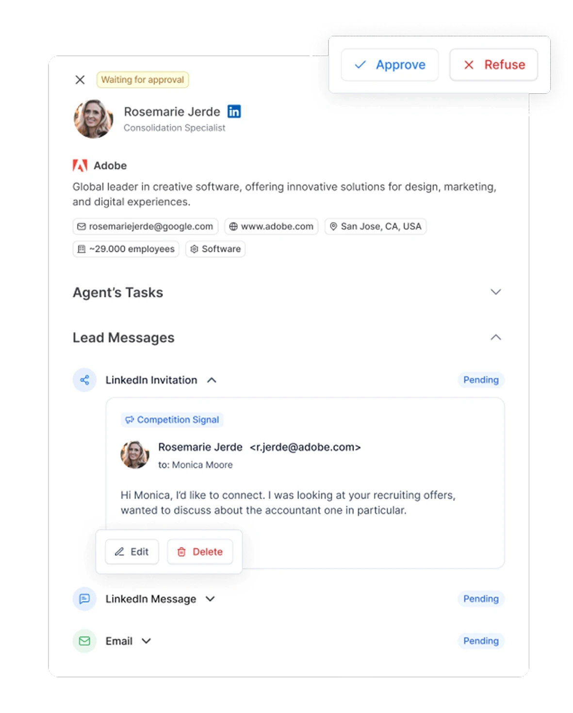 lead qualification topo