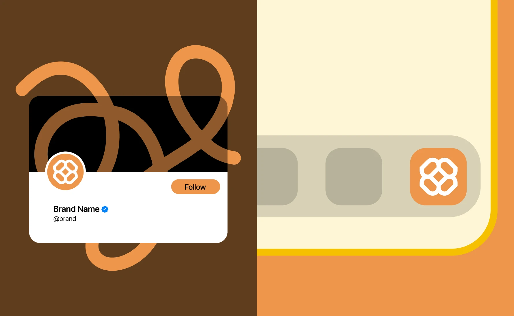 Artistic background, warm palette