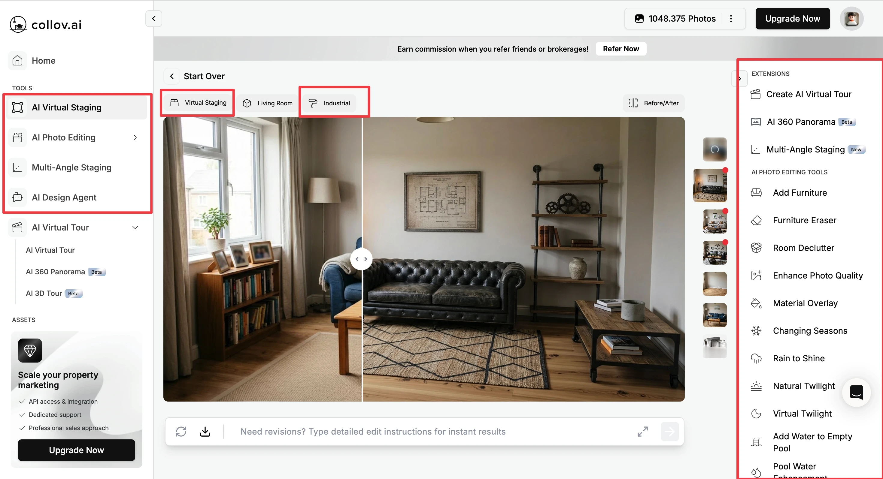 What virtual staging is optimizing for