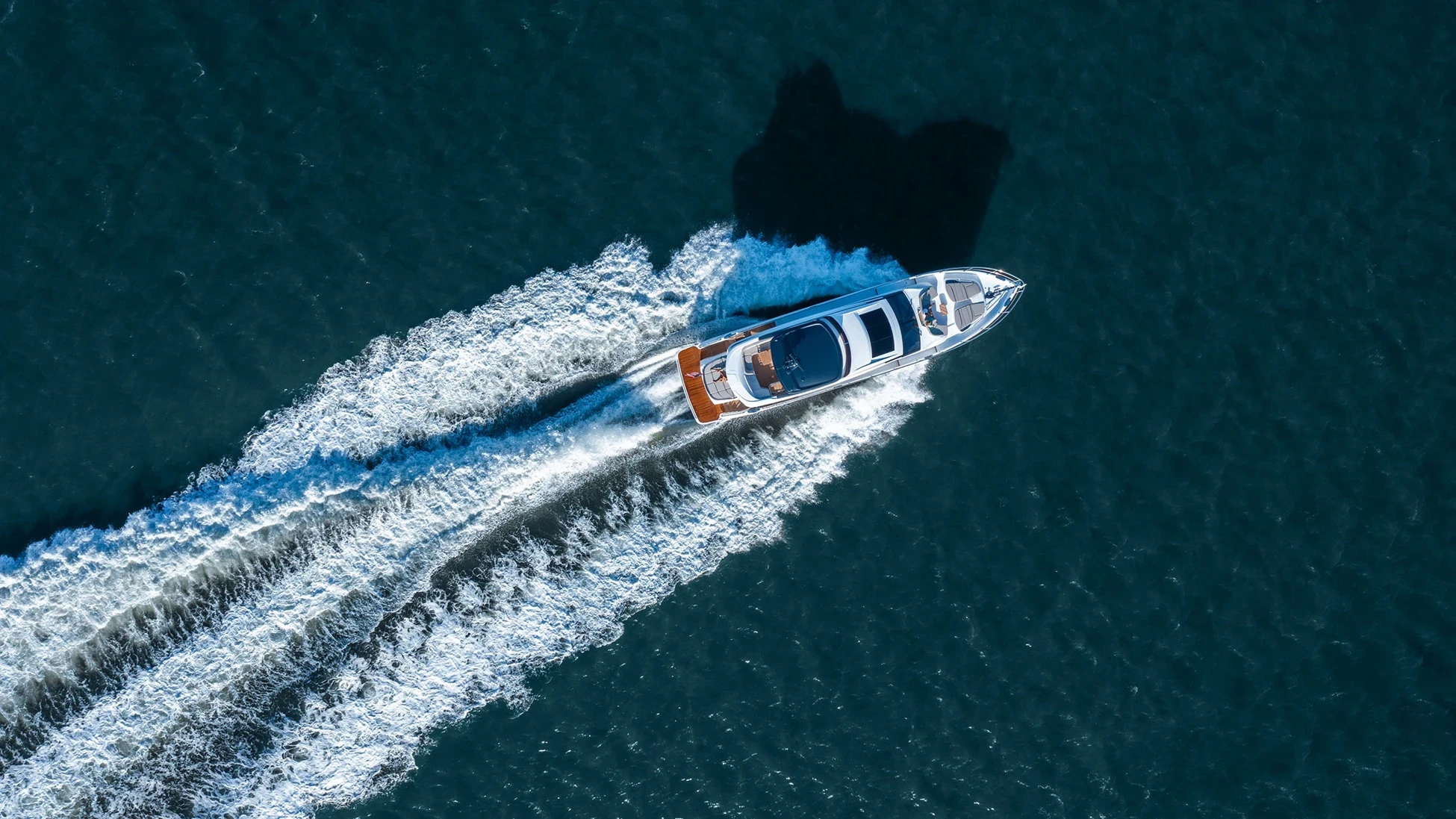 The Princess S72 underway