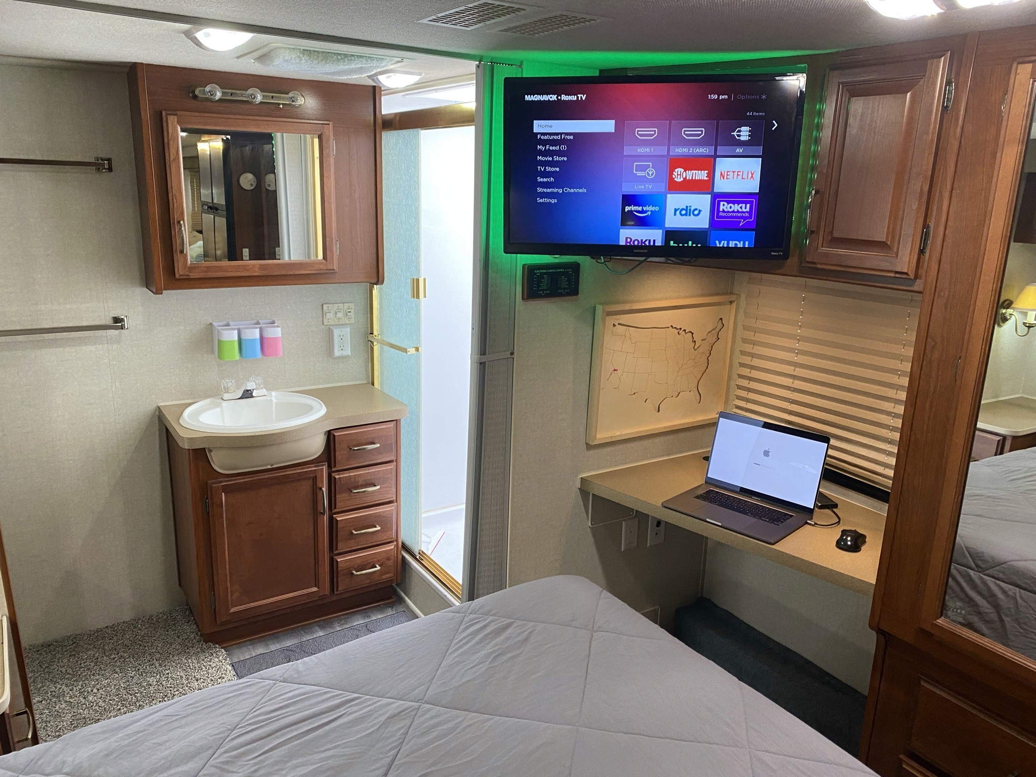I renovated this 20 year old motor home to take my family cross-country during covid