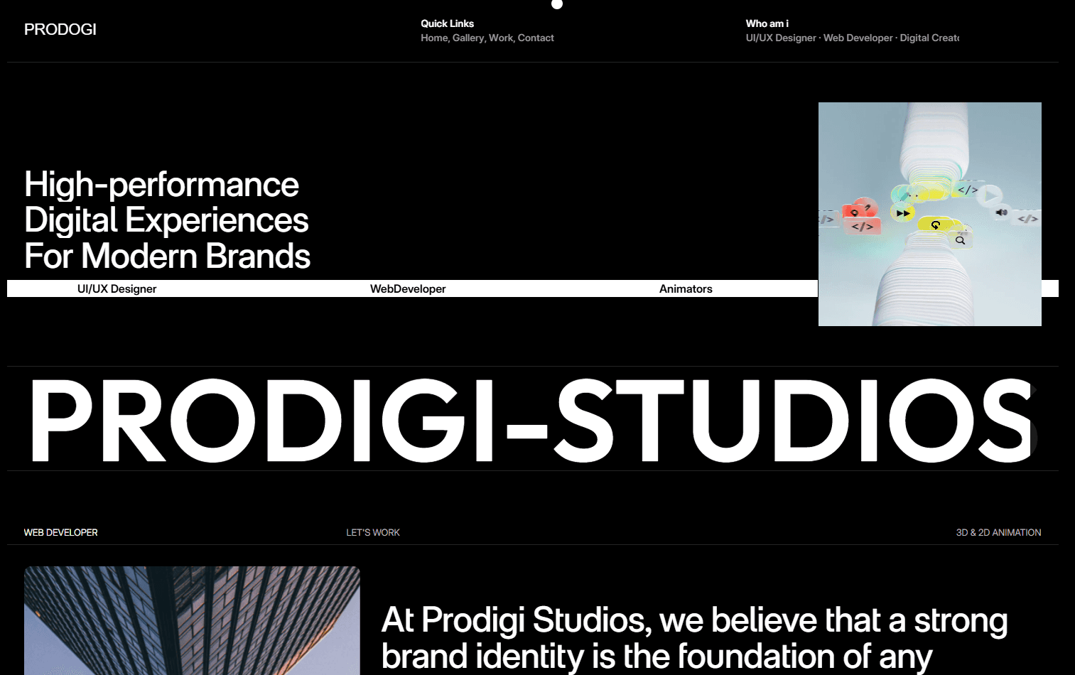 PRODIGI-STUDIOS IN FRAMER
