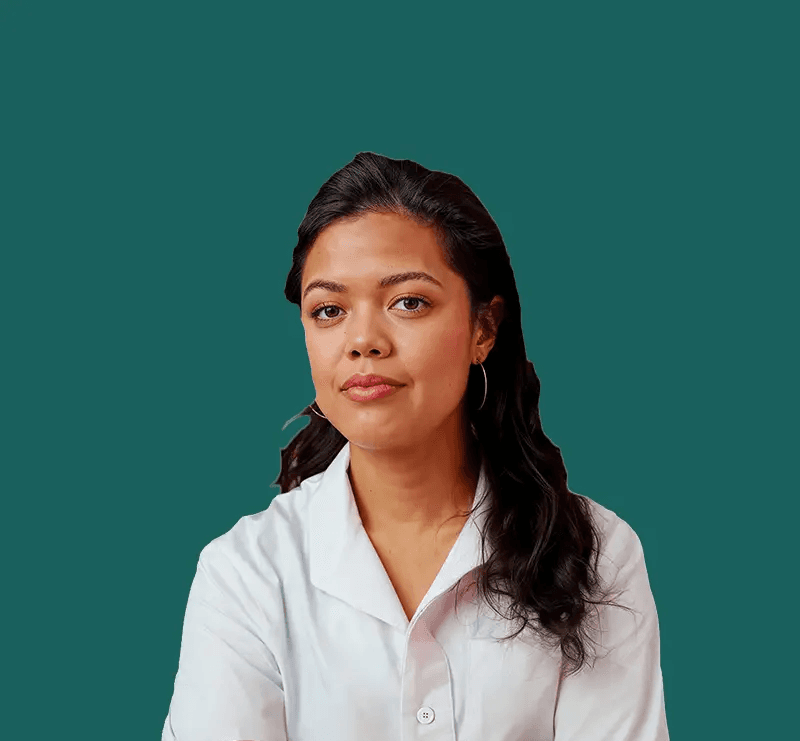 portrait of a female healthcare worker