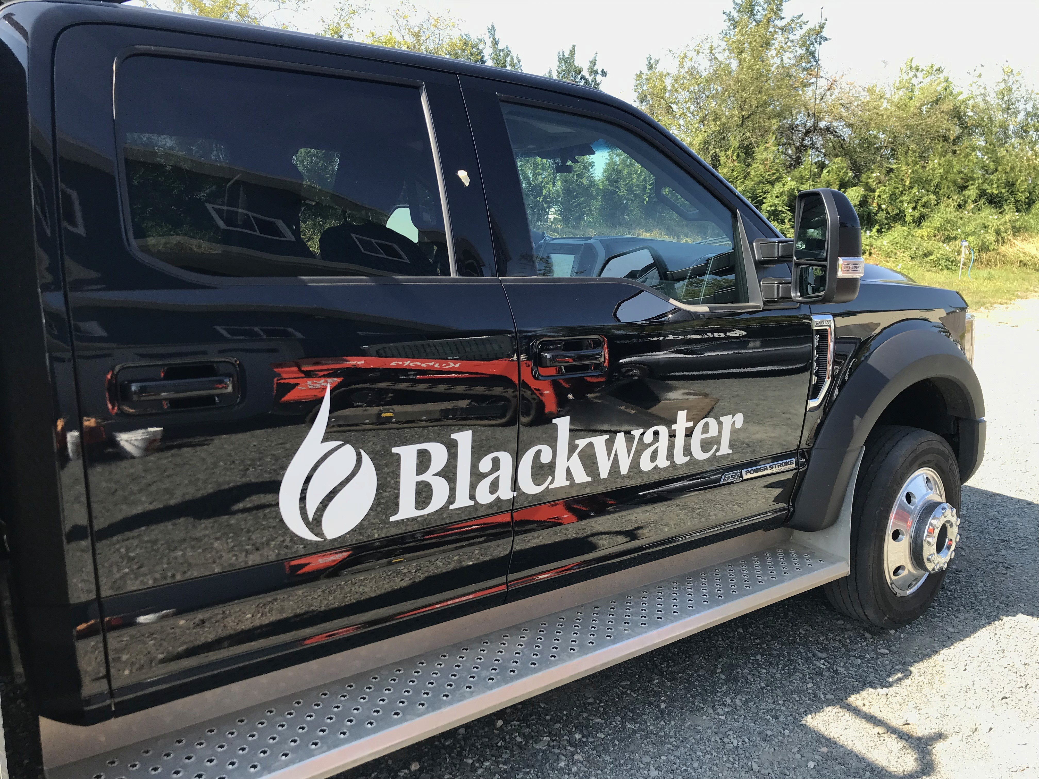 Blackwater Developments Truck on site Nanaimo BC