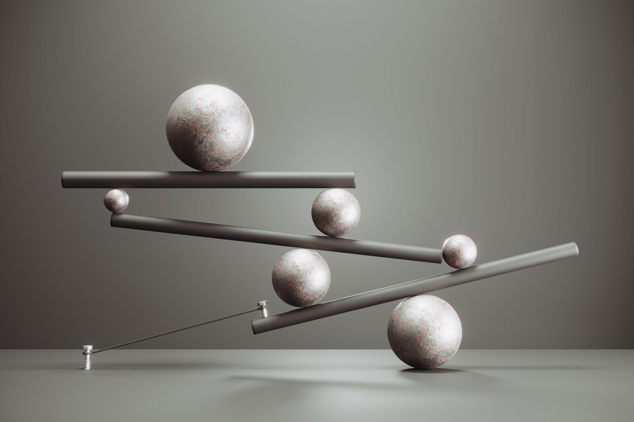 Inventory optimization requires balancing demand, safety stock, and supply across a complex system.