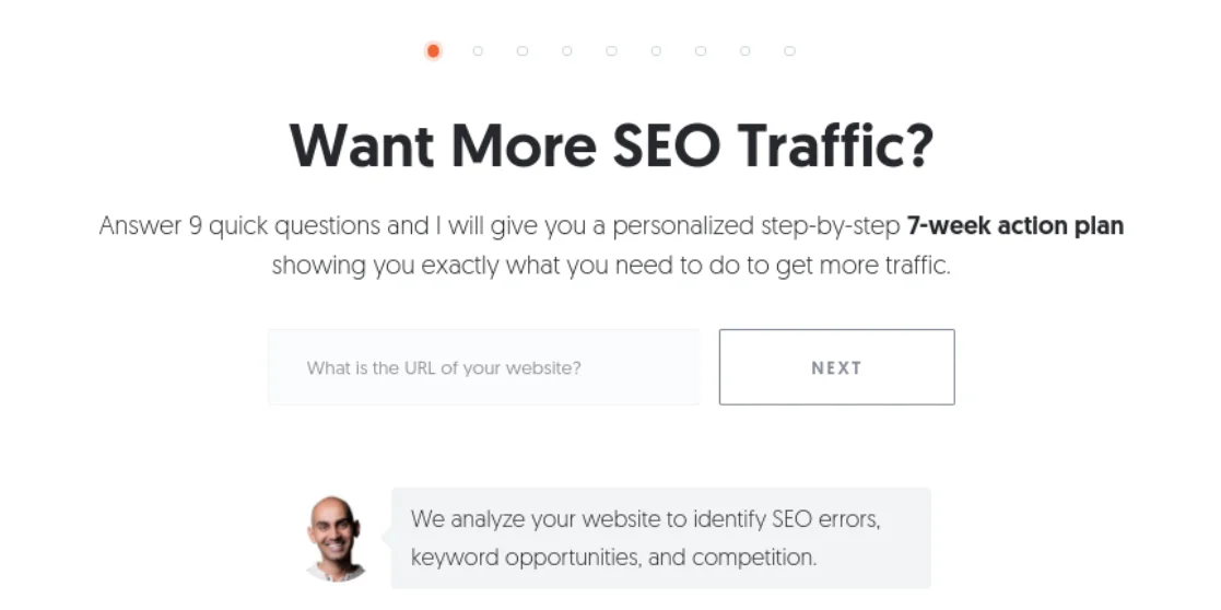 An opt in form by the marketer Neil Patel