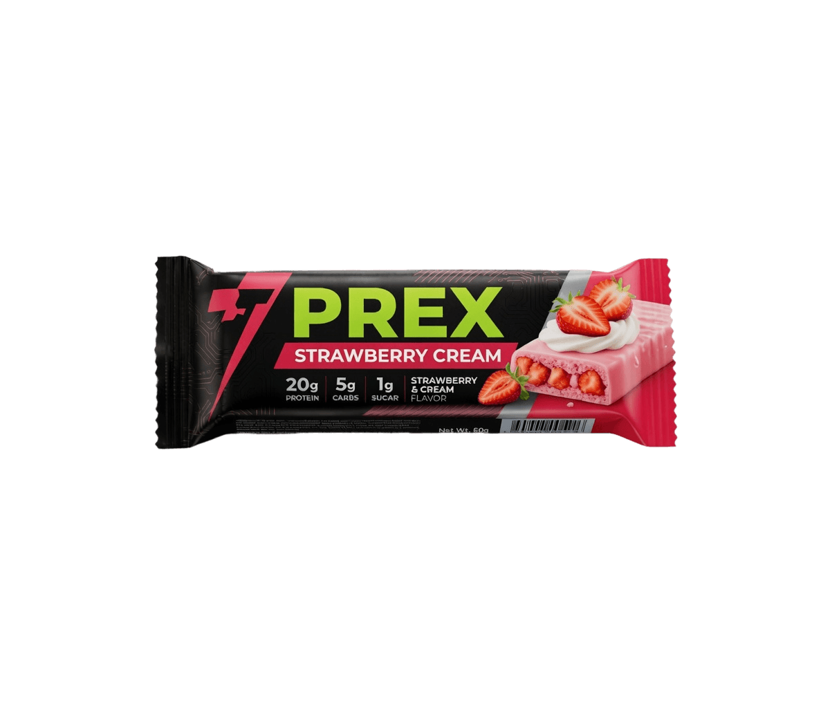 PREX Strawberry Cream Protein Snack Bar