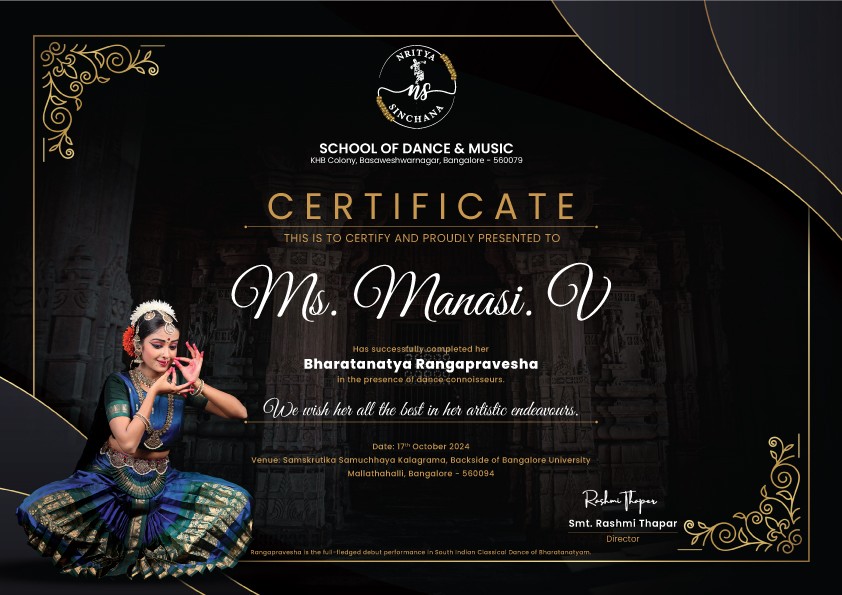 Certificate of Appreciation