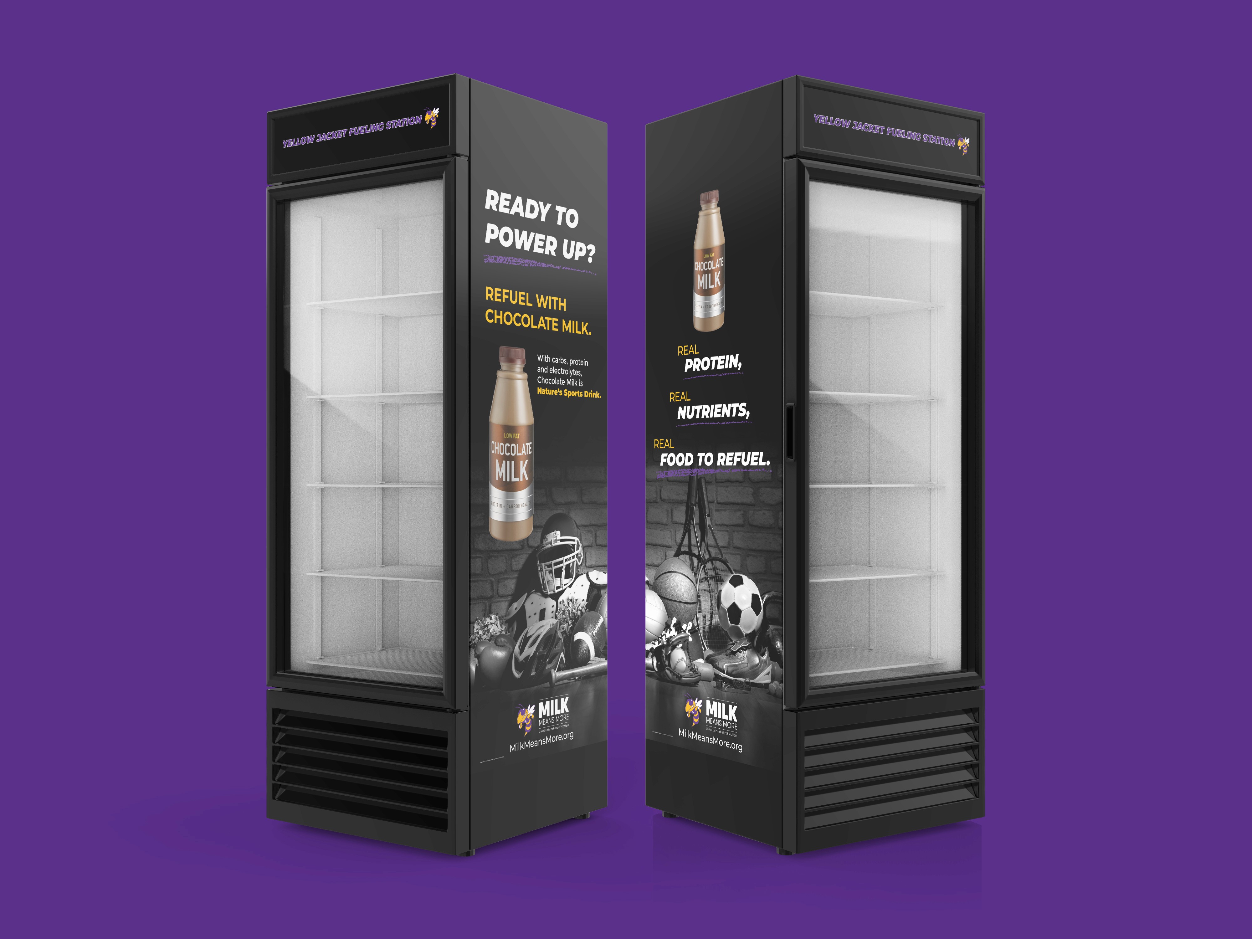 Mockup of drink fridge design