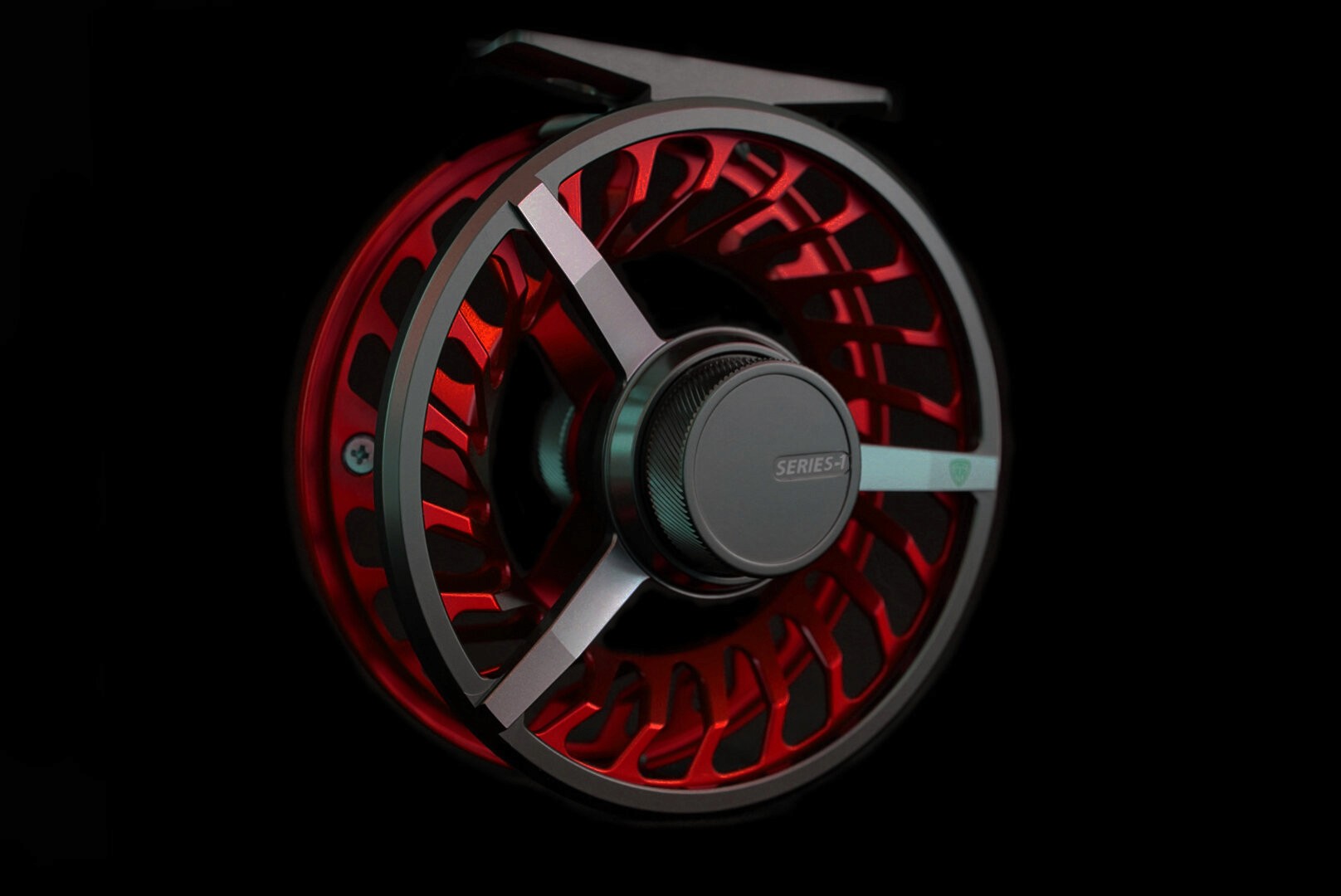 series-1 fly fishing reel taylor red