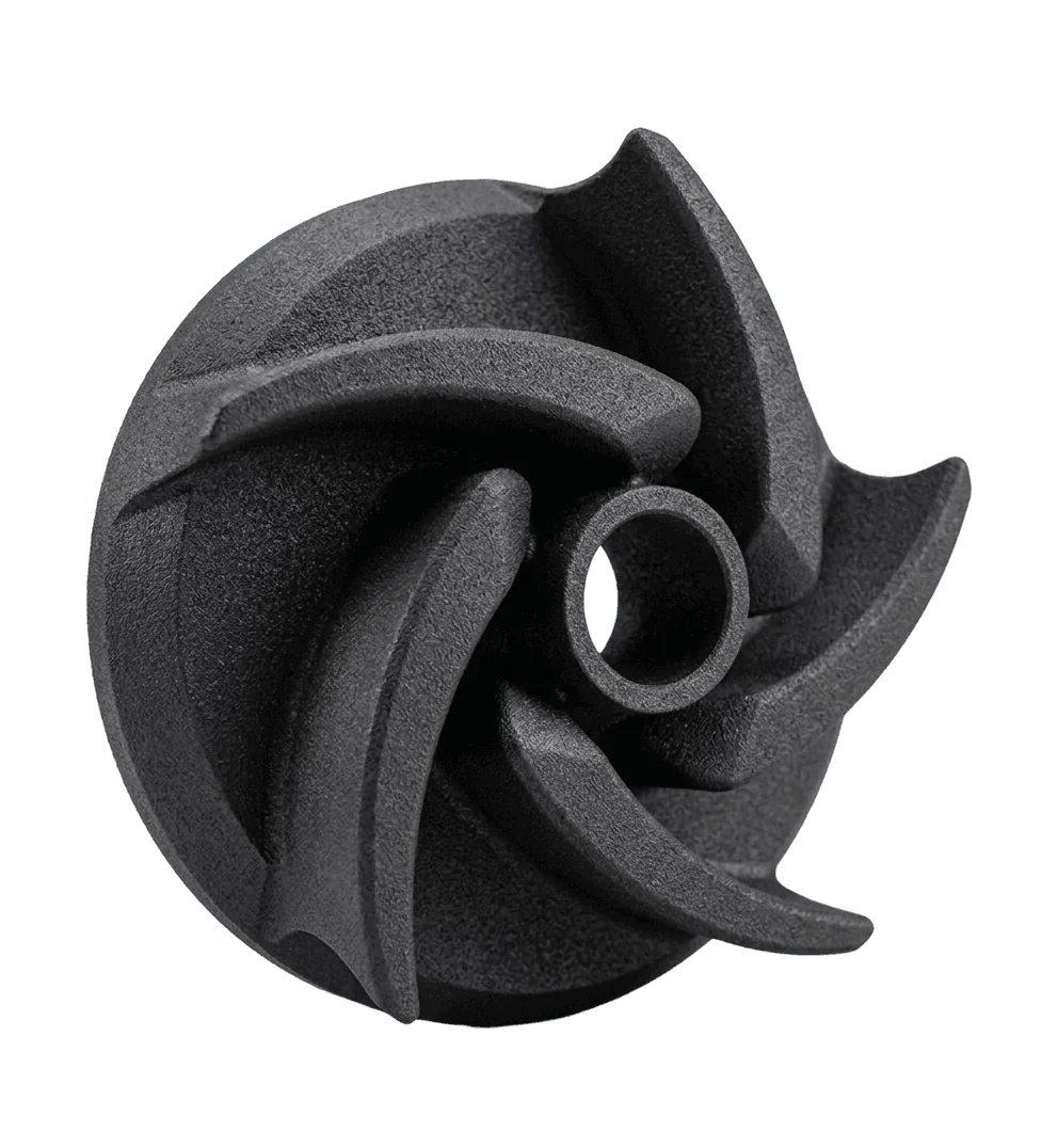 3D printed cemented carbide impeller