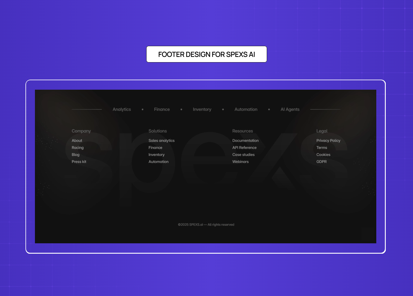 The Footer as a Last Impression&nbsp;